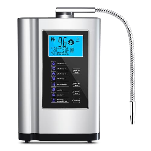 ICEPURE Alkaline Water Ionizer – 7 Settings, 8000L Filter, Auto-Cleaning
