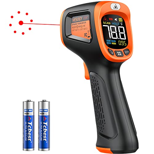 Vesogy Digital Infrared Temperature Gun -58°F ~932°F for Cooking, Grill & Engine