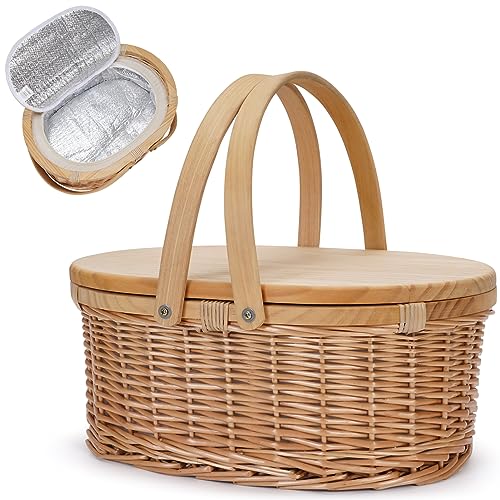 Insulated Willow Cooler Basket