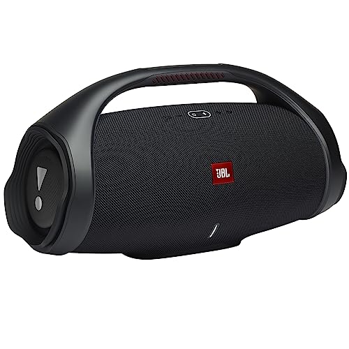 JBL Boombox 3 Waterproof Portable Bluetooth Speaker Bundle with gSport Case  and Accessory Pouch (Black)