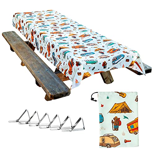 Jolly Camper Camping Tablecloth