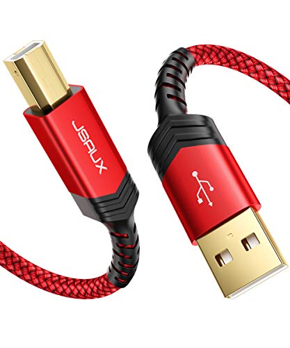 JSAUX 6FT USB Printer Cable