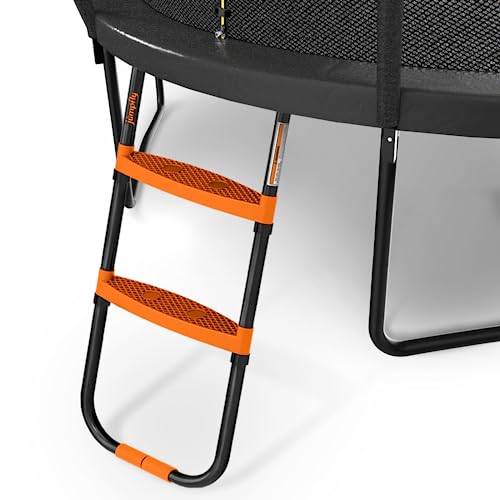 Universal Trampoline Ladder - Orange, 2 Step Skid-Proof" by Jumpfly