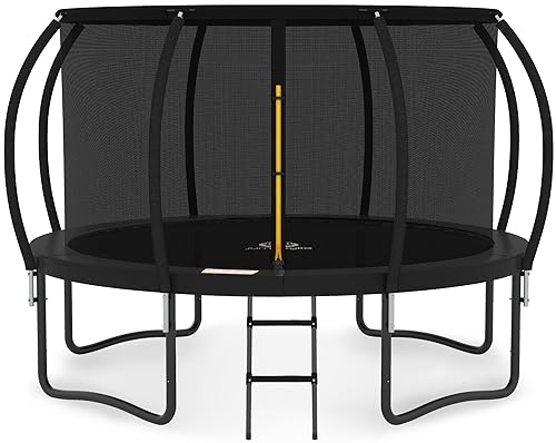 JUMPZYLLA Trampoline with Enclosure and Ladder