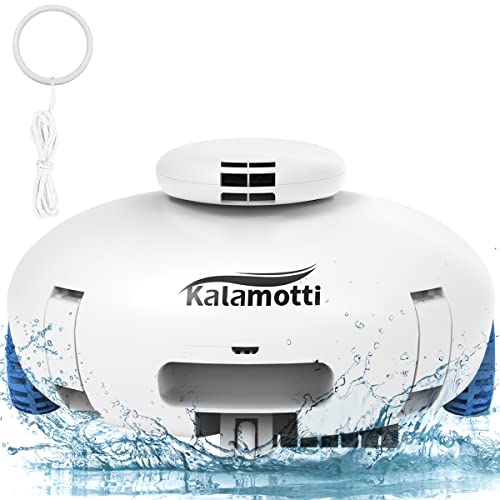 Kalamotti Robotic Pool Cleaner - Powerful Suction, 140 Mins Battery