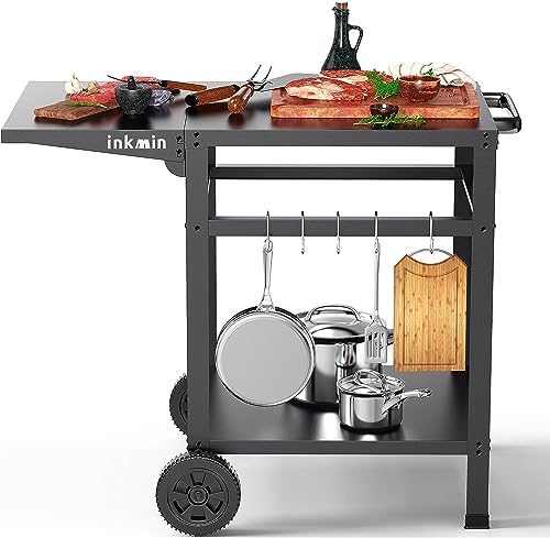 Khithe Stainless Steel Outdoor Grill Cart