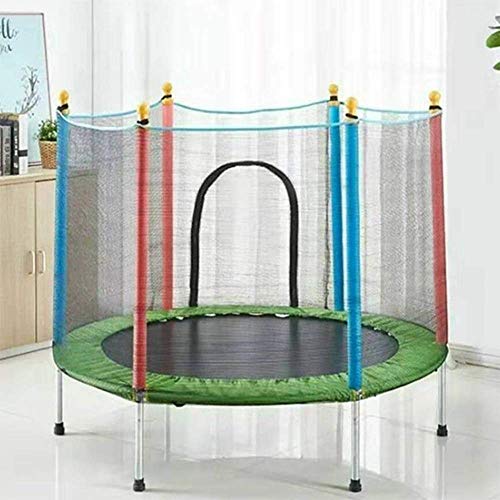 Kids Mini Trampoline with Enclosure Net and Padded Jump Pad
