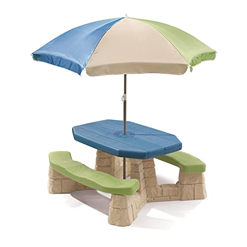 Kid's Picnic Table With Umbrella