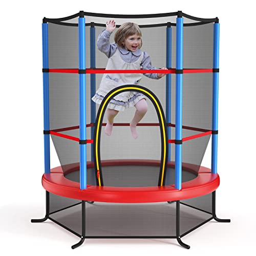 Kids Trampoline with Safety Enclosure