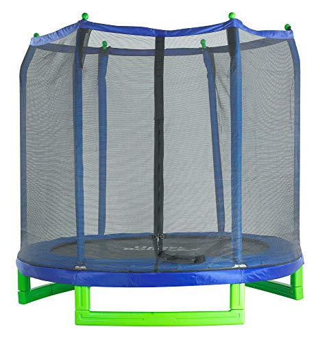 Kids Trampoline with Safety Enclosure Set