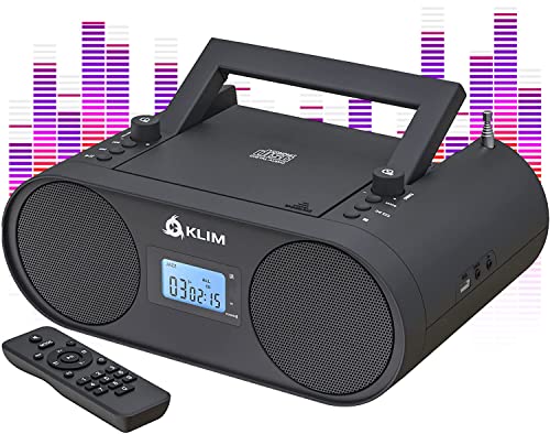 KLIM Boombox B4 CD Player Portable Audio System - New 2023