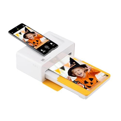 KODAK Dock Plus 4PASS Instant Photo Printer (4x6 inches) + 10 Sheets