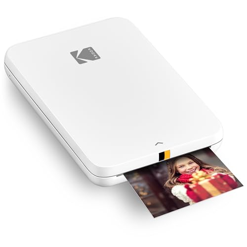 KODAK Step Slim Mobile Color Photo Printer - Wireless 2x3” Zink Paper Prints