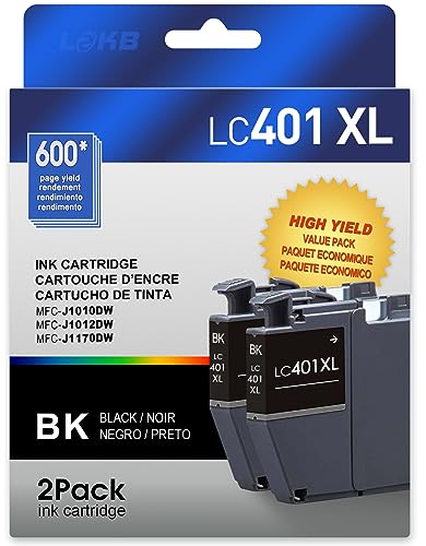 LC401XL Ink Cartridges for Brother Printer