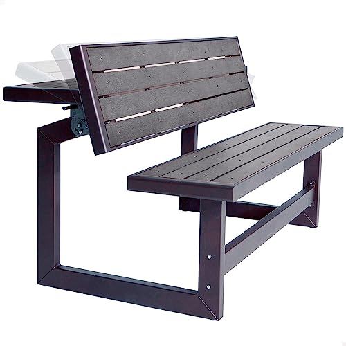 Lifetime 55' Harbor Gray Outdoor Bench/Table