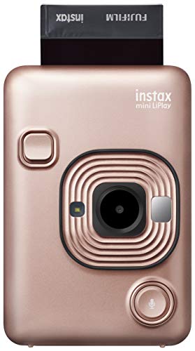 LiPlay Instant Camera and Printer, Blush Gold