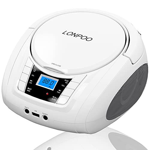 LONPOO CD Player with Bluetooth