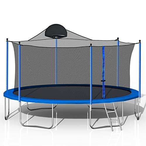 Lostcat 14FT Trampoline Combo with Basketball Hoop