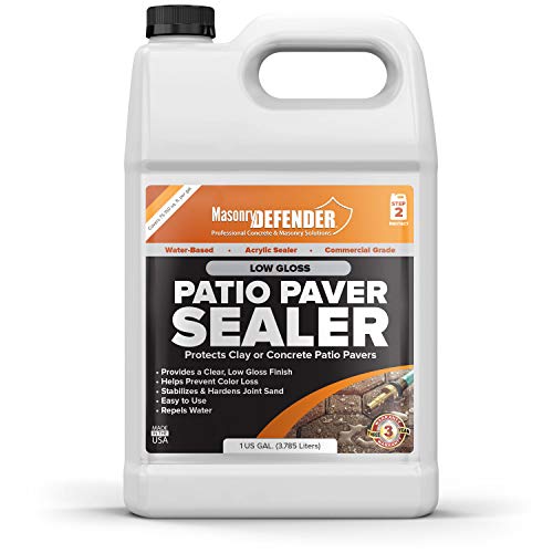 Low Gloss Patio Paver Sealer - Clear Water-Based Sealant