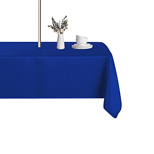 LUSHVIDA Umbrella Tablecloth, 60x84 Inch Blue