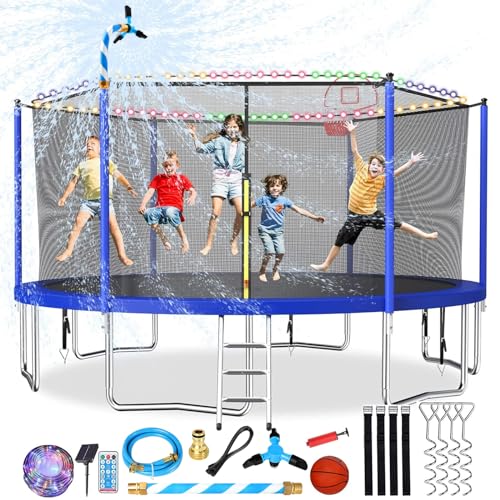 Lyromix Large Outdoor Trampoline for Kids and Adults