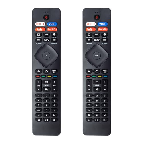 Maqsai IR Remote Control for Philips Android 4K Ultra HD Smart LED TV