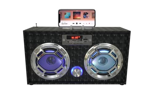 Mini Boombox with LED Speakers