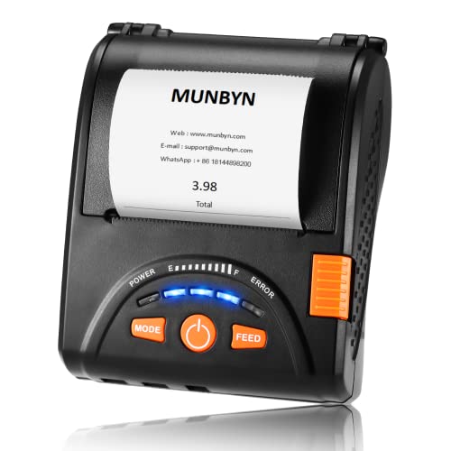 MUNBYN Mini Wireless POS Receipt Printer
