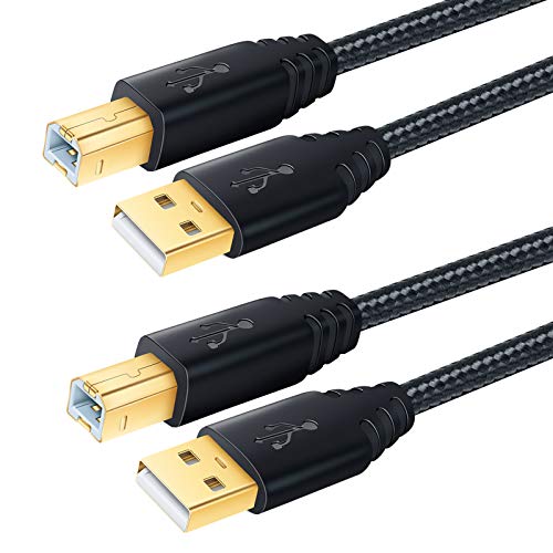 OKRAY Printer Cable 2 Pack
