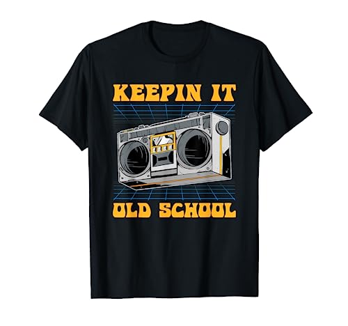 Old School Ghetto Blaster Boombox T-Shirt