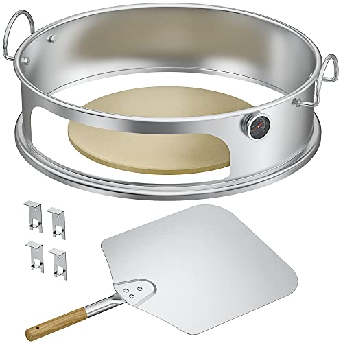 Only Fire Pizza Ring Kit for Weber 22-Inch Kettle Grills