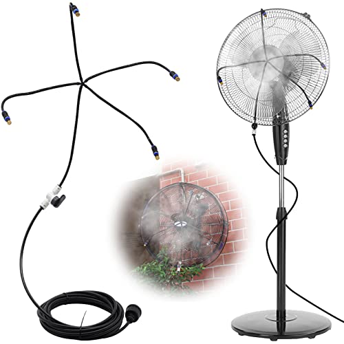 Outdoor Fan Mist Cooling System Kit