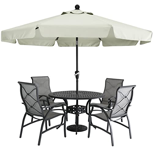Outdoor Patio Umbrella - 9ft Light Beige