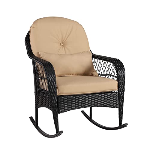 Outdoor Wicker Rocking Chair