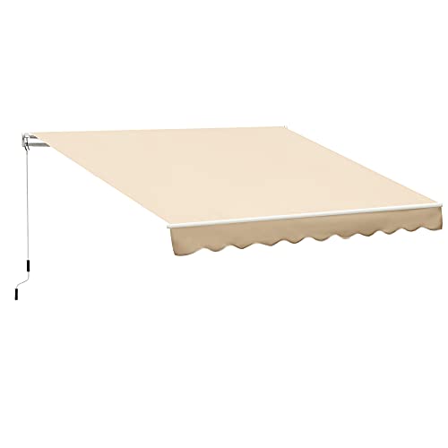 Outsunny 10' x 8' Patio Retractable Awning