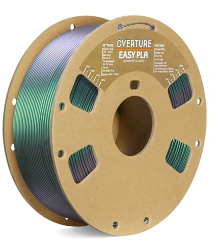 OVERTURE Green Starlight Color Changeable 3D Printer Filament 1kg Spool