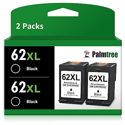 Palmtree Remanufactured 62XL Ink Cartridges