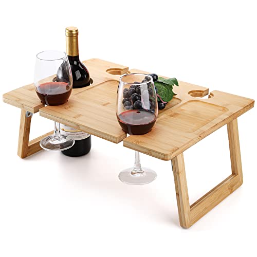Peohud Portable Wine Picnic Table