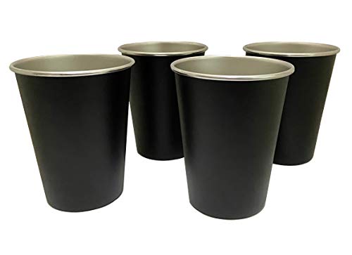 PerfectHues Stainless Steel Cups 12oz Stackable (4 pack)