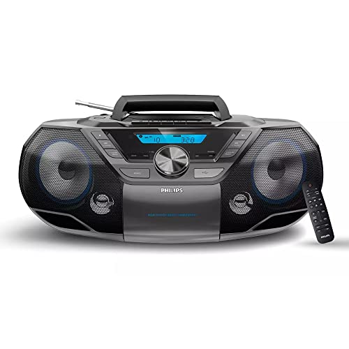 Philips Portable CD Player Boombox with Cassette