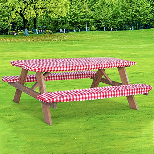 Picnic Table Cover with Bench Covers