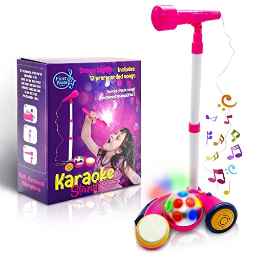 Pink Kids Karaoke Machine by First Note USA