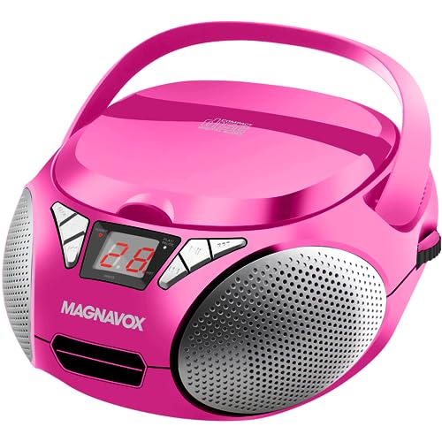 Pink Magnavox CD Boombox