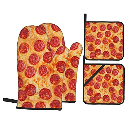 Pizza Oven Mitts Set