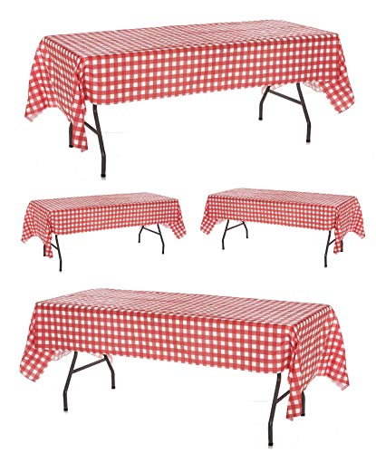 Plastic Checkered Tablecloths