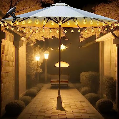 POOCCI Solar Umbrella Lights