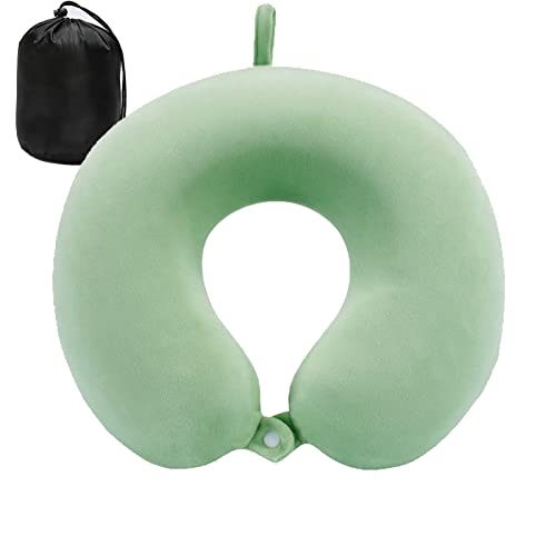 Portable Memory Foam Travel Pillow for Airplane