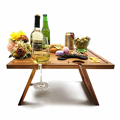 Portable Wine Picnic Table