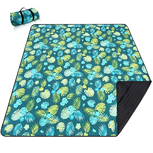 Waterproof Extra Large Outdoor Picnic Blanket - Yellow Flowers
