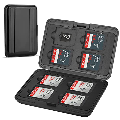 Qkenvo Memory Card Storage Box Case Holder